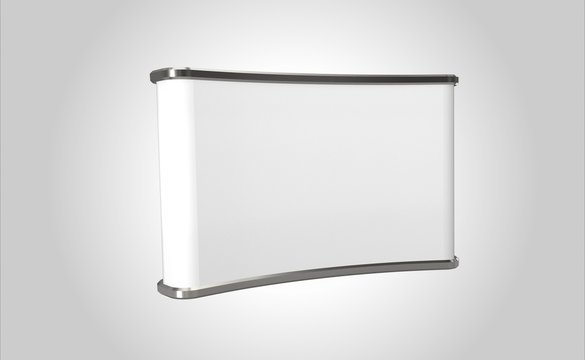 Blank trade show booth (Clean 3D Professional Render) 