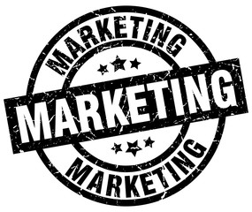 marketing round grunge black stamp