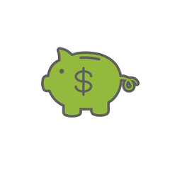 Retirement Investments and Dividend Income, Mutual Fund, IRA Icon set