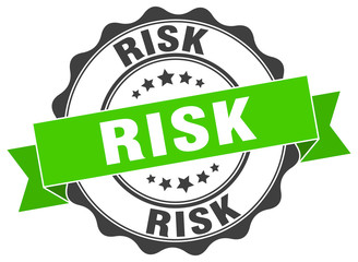 Obraz premium risk stamp. sign. seal