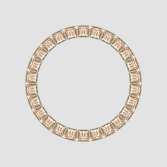 Vector abstract floral Art Nouveau style frame