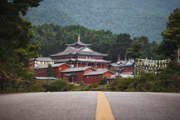Traditional Buddhist monastery in China