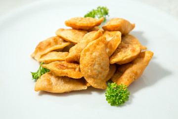 fried chicken with french fries