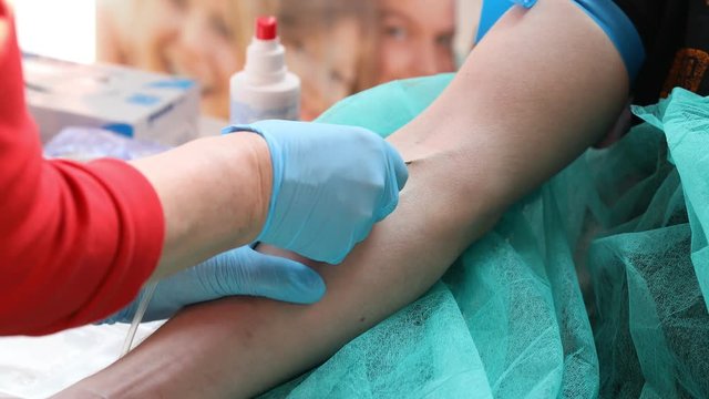 Blood Donation, Nurse receiving blood from blood donor in hospital. Blood tests to check your health before work, Nurse Working with Blood Donor at Hospital, Blood Plasma Fractionation 