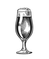 beer glass sketch 1