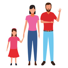 family avatar cartoon character