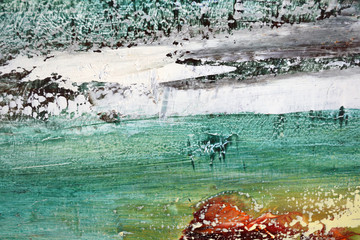 Wave, cold sea oil on canvas art