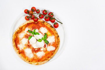 Typical Neapolitan pizza 