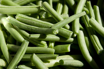Haricot vert plat légume frais