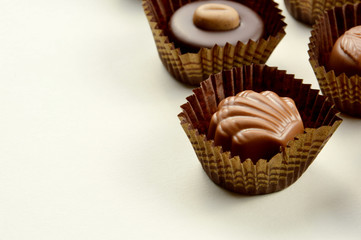 Mixed chocolate candies