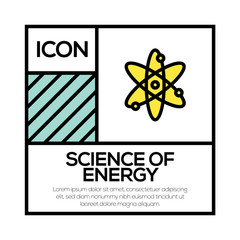 SCIENCE OF ENERGY ICON CONCEPT