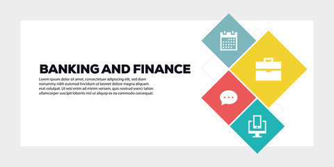 BANKING AND FINANCE BANNER CONCEPT