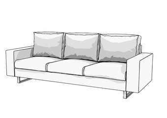 couch vector sofa