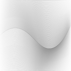 abstract wavy thin lines background 