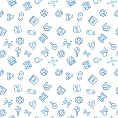 Vector Cloning outline simple seamless pattern or background