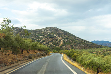 Mountain roads of Crete