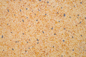 Orange ceramic tiles on wall