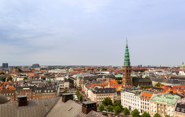 Fototapeta na wymiar View of Copenhagen city, Denmark