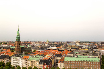 Naklejka na ściany i meble View of Copenhagen city, Denmark