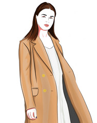 Woman fashion illustration
