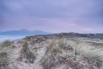 Murlough Bay and the Mourne mountains