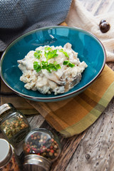Italian chicken and mushroom risotto