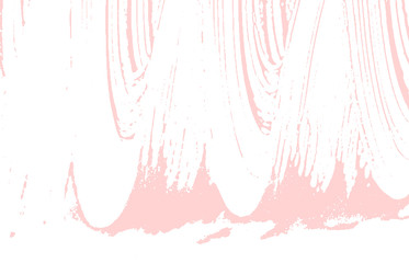 Grunge texture. Distress pink rough trace. Fancy b
