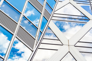High-rise buildings and blue sky - Shinjuku, Tokyo, Japan