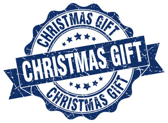 Fototapeta premium christmas gift stamp. sign. seal