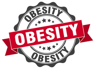 Obraz premium obesity stamp. sign. seal