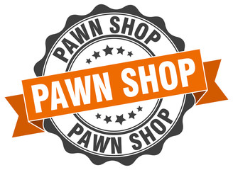 pawn shop stamp. sign. seal