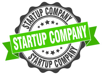 Obraz premium startup company stamp. sign. seal