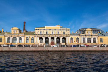 The architectural ensemble "Salt Town" where salt warehouses existed until the mid-19th century. Saint-Petersburg, Russia