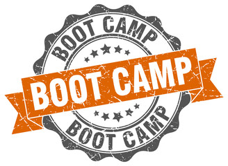 Obraz premium boot camp stamp. sign. seal