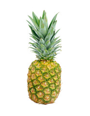 Fresh pineapple on an isolated white background