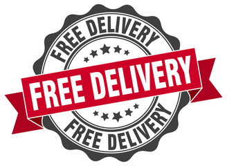 free delivery stamp. sign. seal