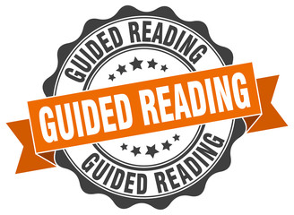 guided reading stamp. sign. seal
