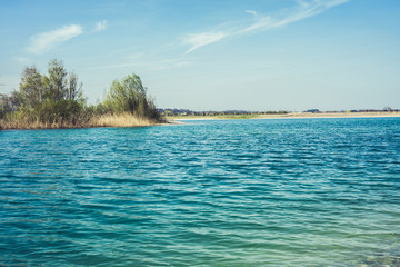 tropical island in the sea