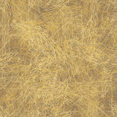 Sisal. Seamless pattern, non-woven fiber texture. Filler for boxes. EPS10