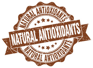 natural antioxidants stamp. sign. seal