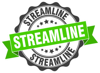 Fototapeta premium streamline stamp. sign. seal