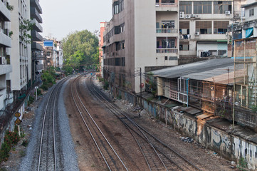 Fototapeta na wymiar Thai railway