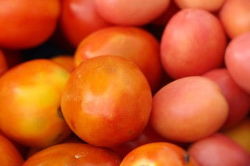 Fresh tomatoes for cooking in street food