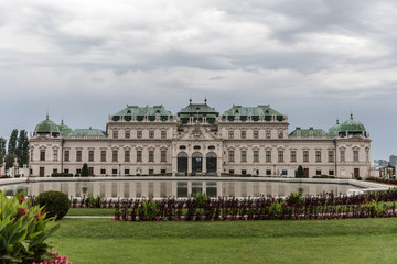 Fototapeta na wymiar Belvedere Palace in Vienna Austria 