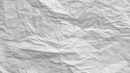 Crumpled white paper background texture