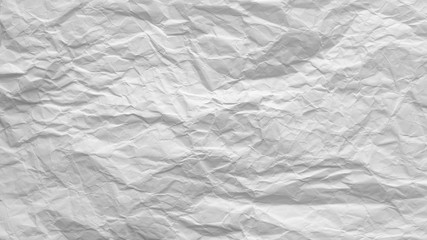 Crumpled white paper background texture