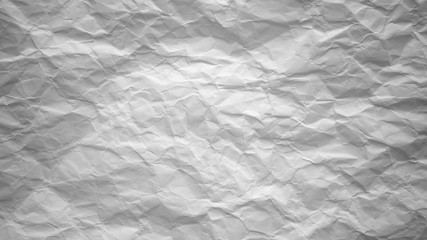 Crumpled white paper background texture