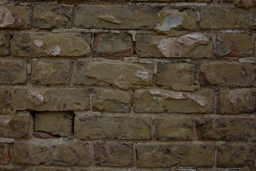 Stone wall, brick texture. Old, grounge cement, stone texture.