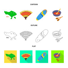 Vector design of  and travel sign. Collection of  and traditional vector icon for stock.