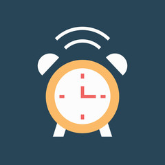 Silhouette icon alarm